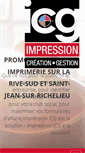 Mobile Screenshot of impressionicg.ca